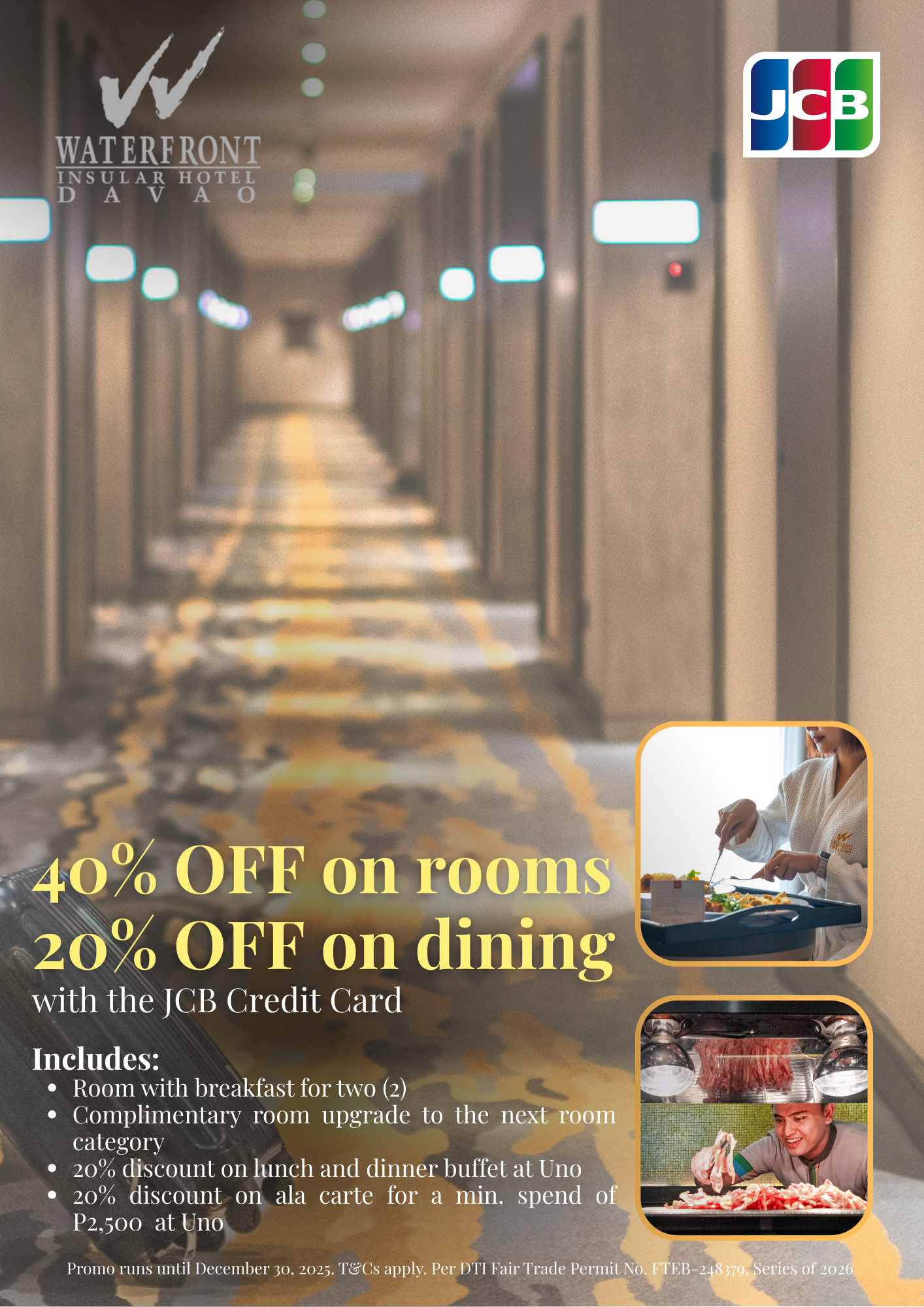 Get 40% OFF on rooms and 20% OFF on dining at Waterfront Hotel & Casino ...