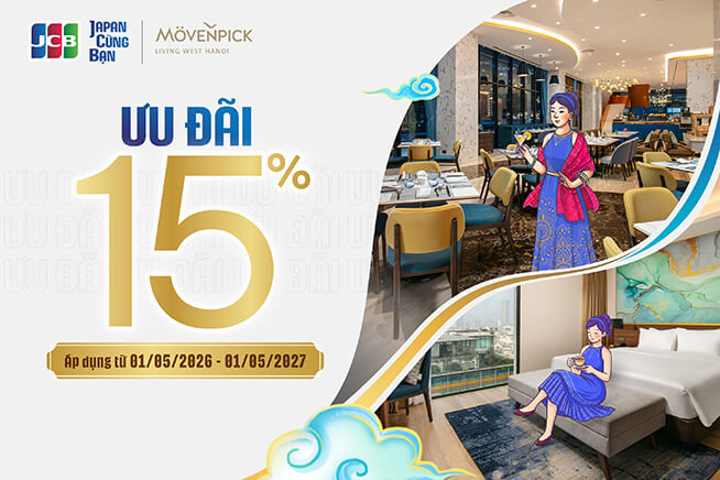 Movenpick Living West Hanoi - Ưu đãi giảm 15%