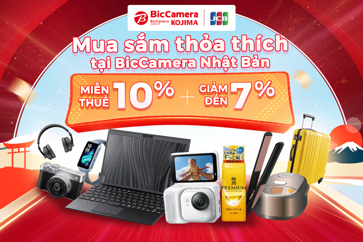 Bic Camera - Miễn thuế 10% và giảm thêm đến 7% khi mua sắm tại Nhật Bản ...